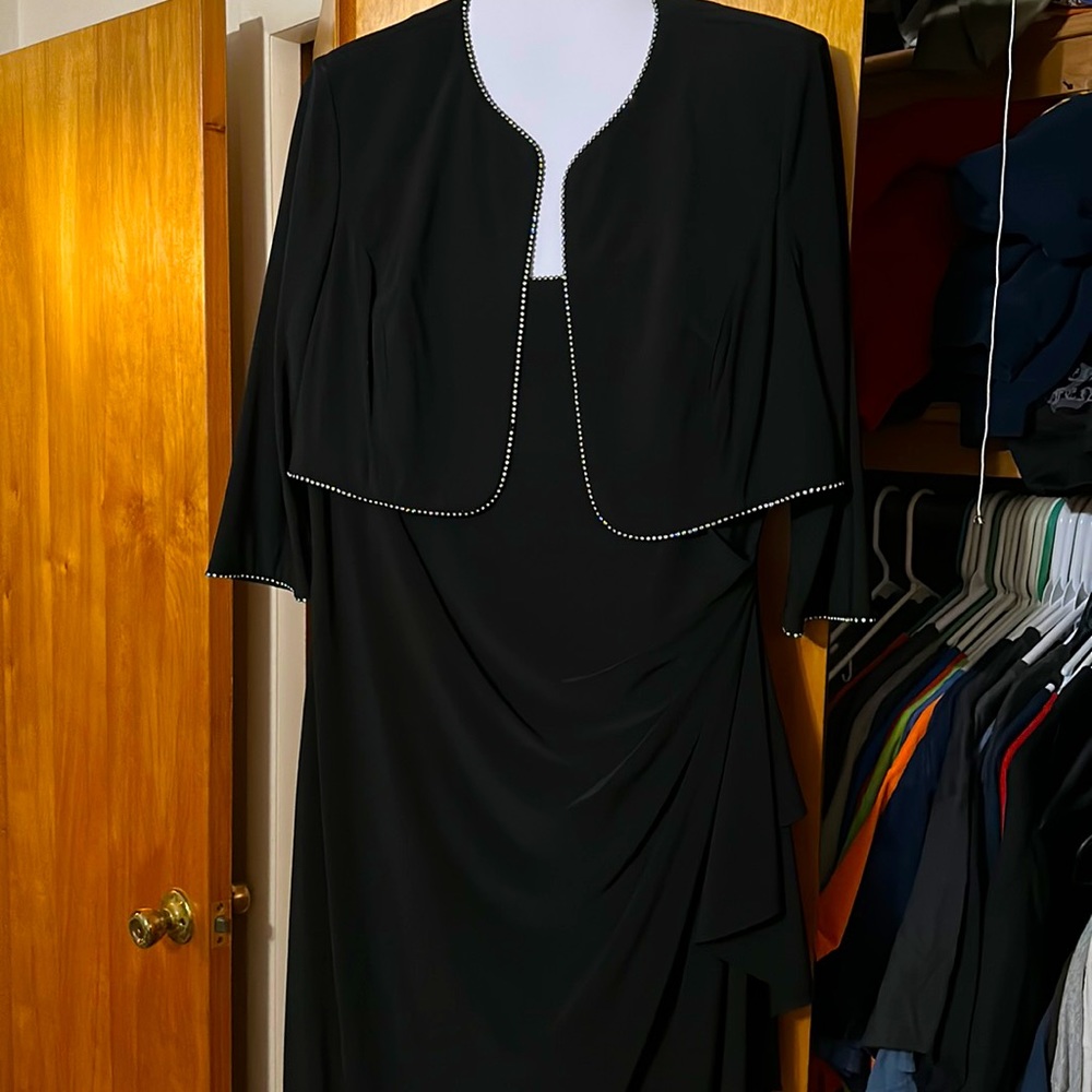 Black dress with jacket